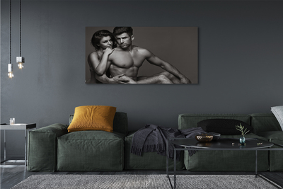 Quadro em tela Mulher homem