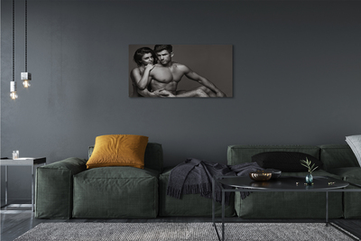 Quadro em tela Mulher homem