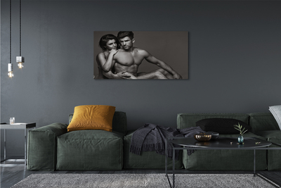 Quadro em tela Mulher homem