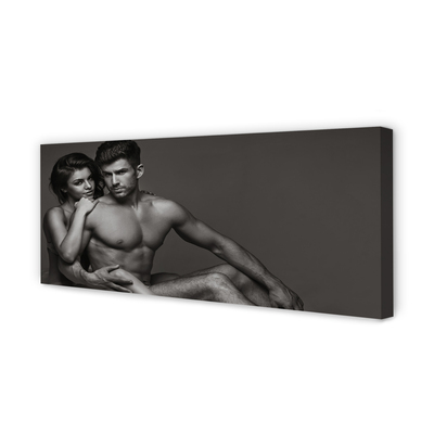 Quadro em tela Mulher homem