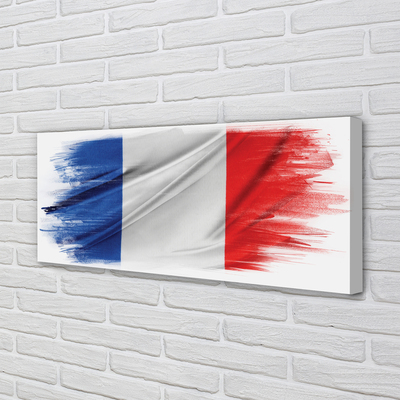 Pintura em tela Bandeira da França