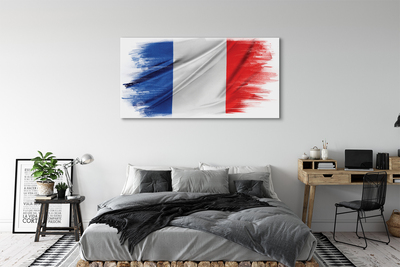 Pintura em tela Bandeira da França