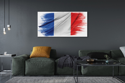 Pintura em tela Bandeira da França