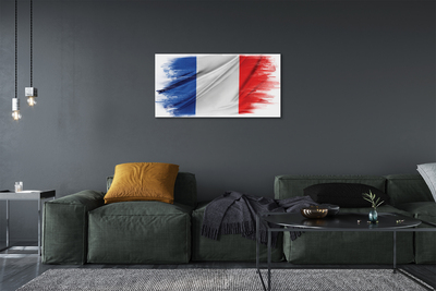 Pintura em tela Bandeira da França