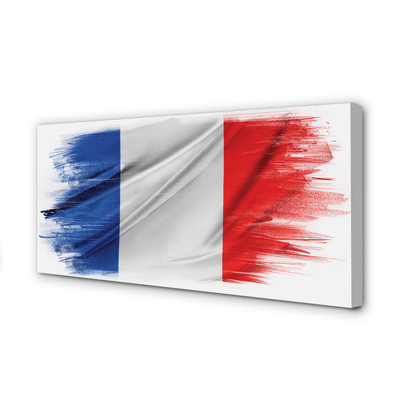 Pintura em tela Bandeira da França