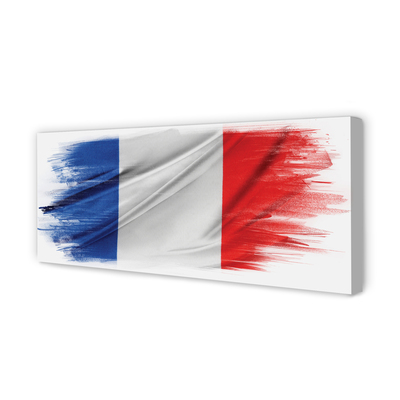 Pintura em tela Bandeira da França