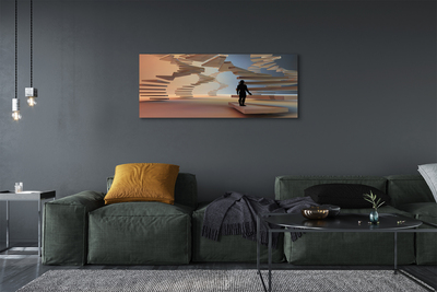 Pintura em tela Escadas 3D