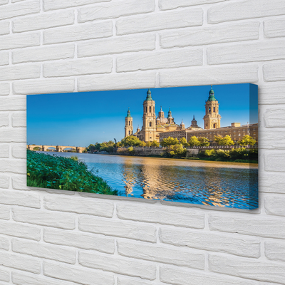 Quadro em tela Rio Catedral da Espanha