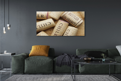 Pintura em tela Rolhas de garrafas de vinho