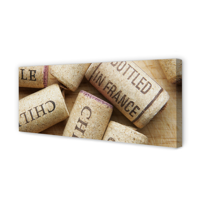 Pintura em tela Rolhas de garrafas de vinho