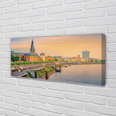 Quadro em tela Alemanha Sunrise River