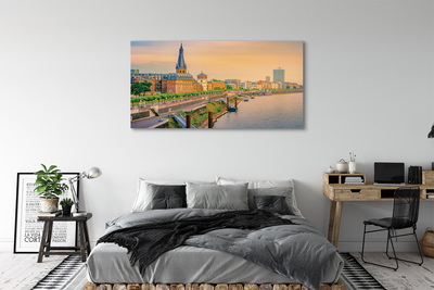 Quadro em tela Alemanha Sunrise River