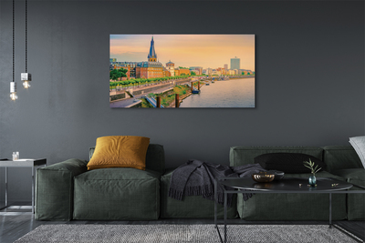 Quadro em tela Alemanha Sunrise River