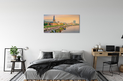 Quadro em tela Alemanha Sunrise River