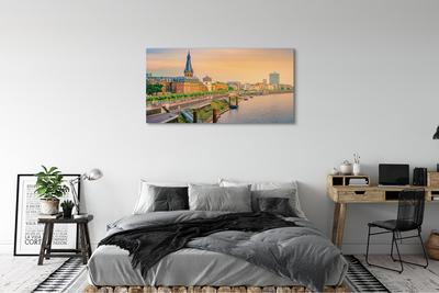 Quadro em tela Alemanha Sunrise River