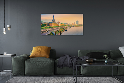 Quadro em tela Alemanha Sunrise River