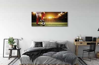 Quadro em tela Pernas do estádio de futebol