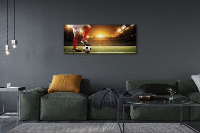 Quadro em tela Pernas do estádio de futebol