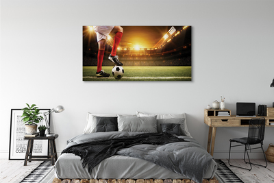 Quadro em tela Pernas do estádio de futebol