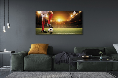 Quadro em tela Pernas do estádio de futebol