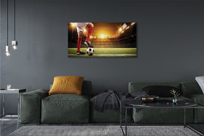 Quadro em tela Pernas do estádio de futebol