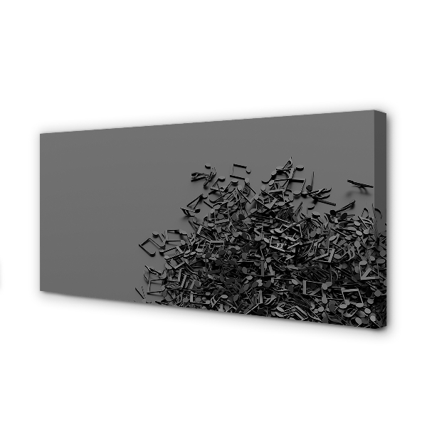 Quadro em tela Notas