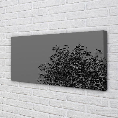 Quadro em tela Notas