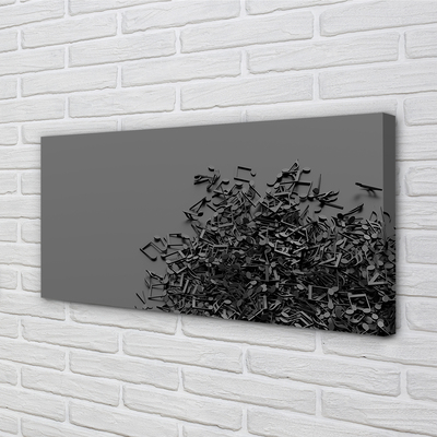 Quadro em tela Notas