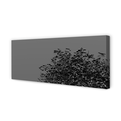 Quadro em tela Notas