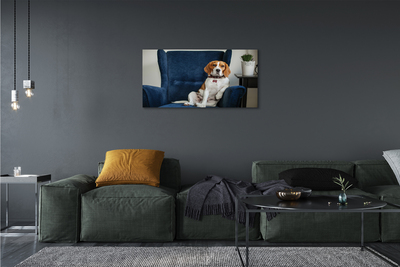 Quadro em tela Cachorro sentado