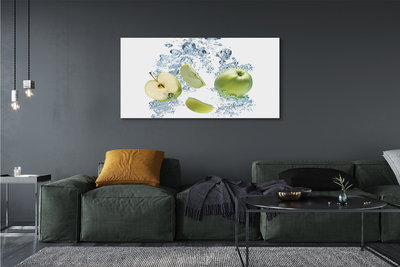 Pintura em tela Água, maçã picada