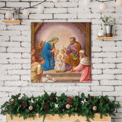 Quadro em tela Presépio Jesus