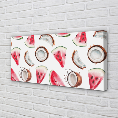 Quadro em tela Melancia de coco