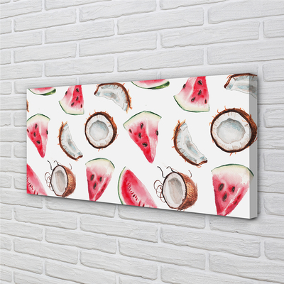 Quadro em tela Melancia de coco