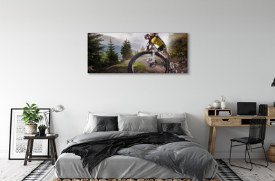 Quadro em tela Mountain Cloud Bike