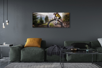 Quadro em tela Mountain Cloud Bike