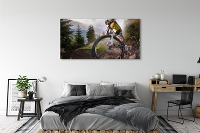 Quadro em tela Mountain Cloud Bike