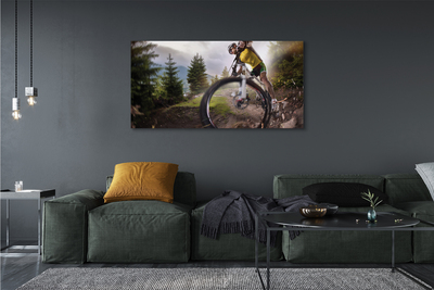 Quadro em tela Mountain Cloud Bike