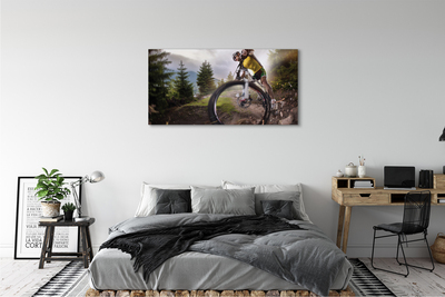 Quadro em tela Mountain Cloud Bike