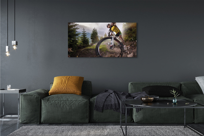 Quadro em tela Mountain Cloud Bike