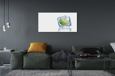 Pintura em tela Cubo de gelo de limão
