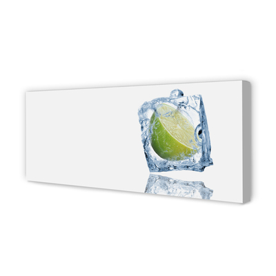 Pintura em tela Cubo de gelo de limão