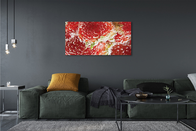 Pintura em tela Morangos molhados