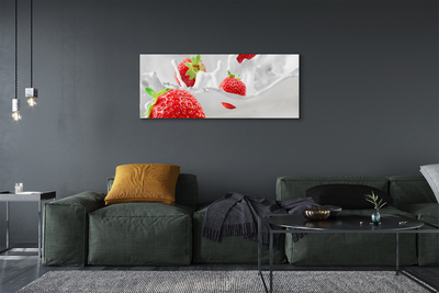 Quadro em tela Leite de morango