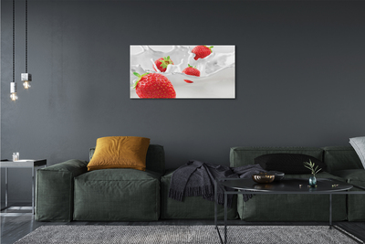 Quadro em tela Leite de morango
