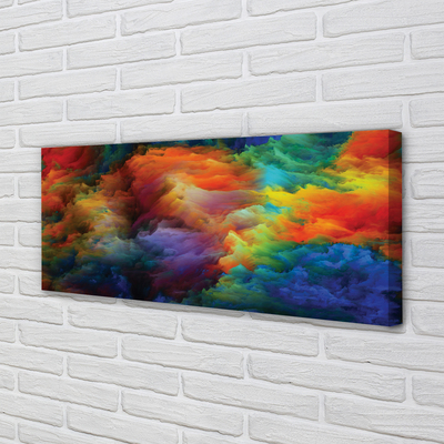 Quadro em tela Fractais 3D coloridos