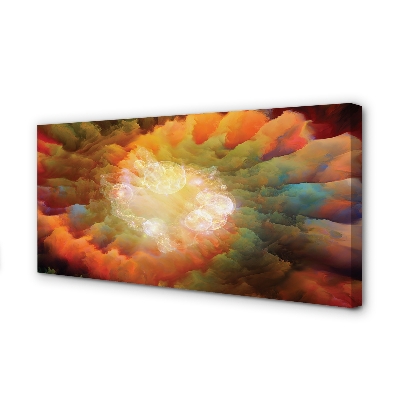 Pintura em tela Padrões fractais abstratos