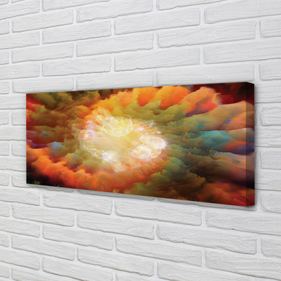 Pintura em tela Padrões fractais abstratos