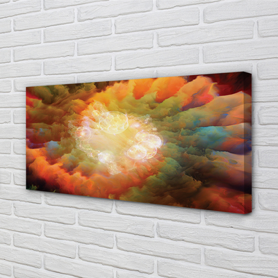 Pintura em tela Padrões fractais abstratos