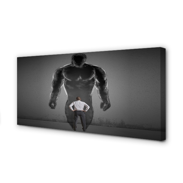 Pintura em tela Homem musculoso